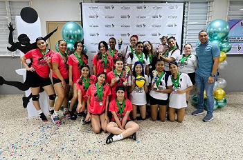 Foto Seleccionadas Campeonas del Área 10 de Torneo de Voleibol Femenino</a></h2>